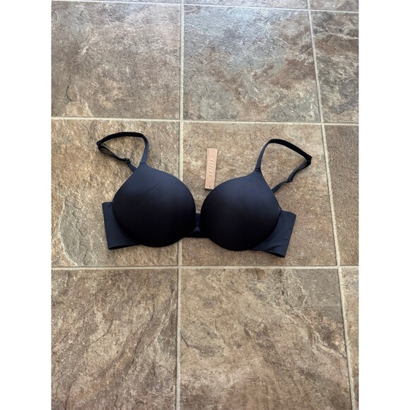 Skims Ultimate Collection Push-up Plunge Bra Onyx 36C - Picture 1 of 8